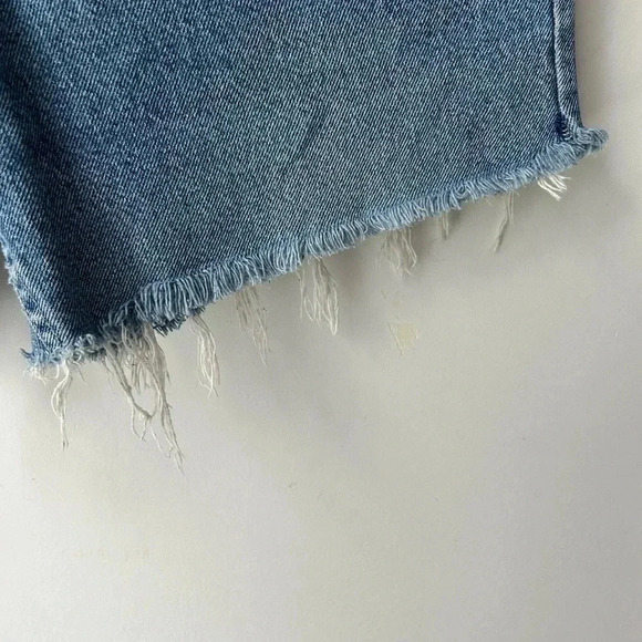 Vintage high waist relaxed fit denim short - Picture 4 of 9